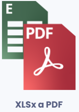 Para convertir de excel a pdf